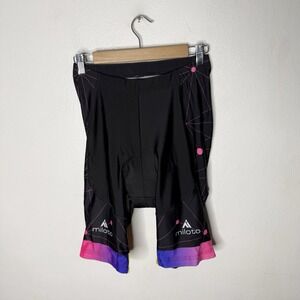 New Milito Padded Cycling‎ Multicolor Black Bicycle Shorts Womens US 2X